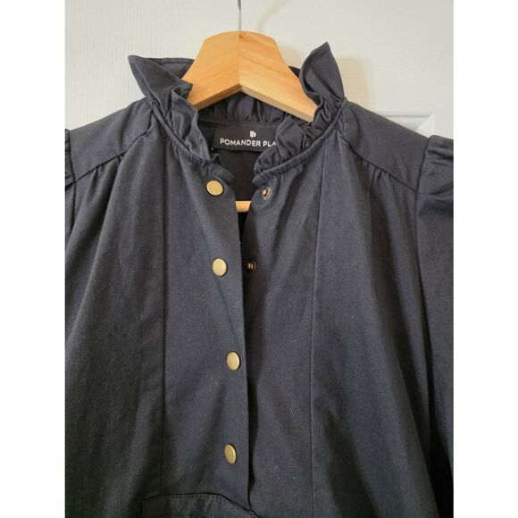 Tuckernuck Pomander Place Black Claiborne Dress XS - Picture 5 of 12